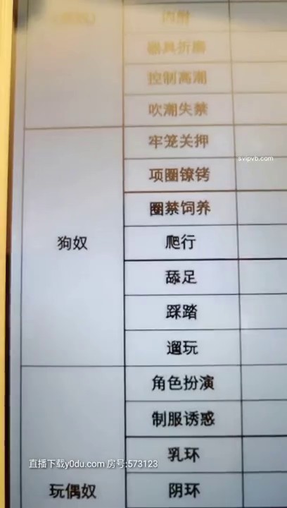 调教女奴，粗针管灌肠，屁眼里塞火腿肠，打火机电逼，最后没射出来只能把尿喂给女奴 (4)