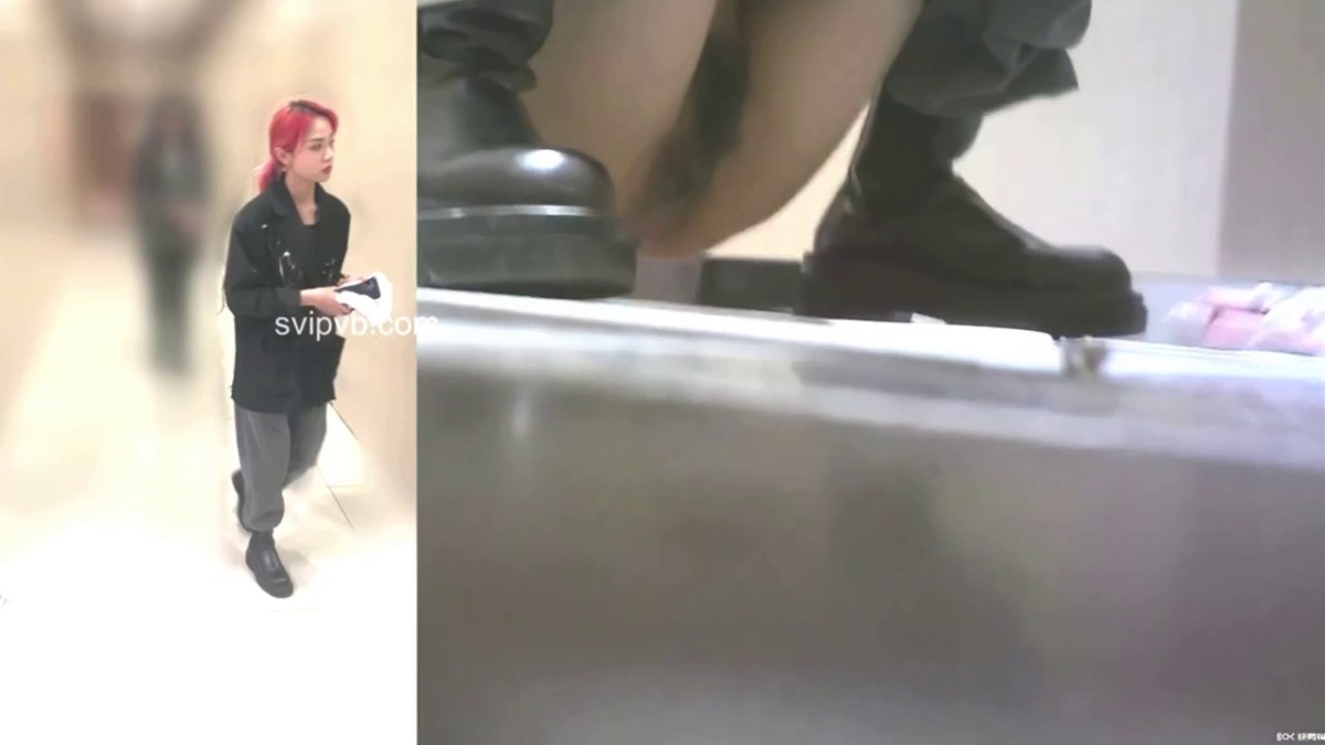 两个时尚又漂亮的女孩来拉粑粑，小穴嫩呼呼的