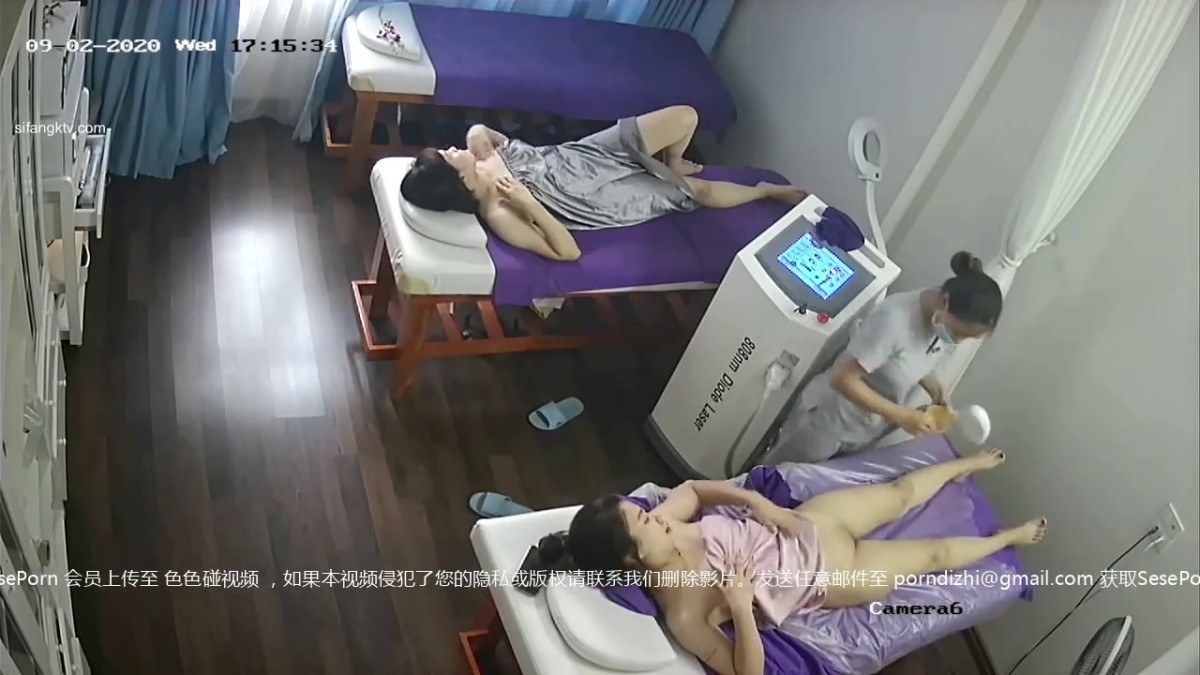 【破解摄像头】 美容院高质量少妇小姐姐全身刮毛4