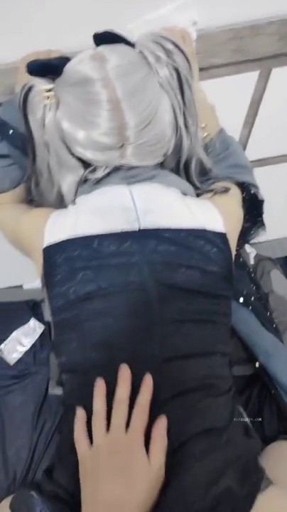 国产CD系列推特红人『水银灯』COS明日方舟坐骑啪啪被射满整个屁屁