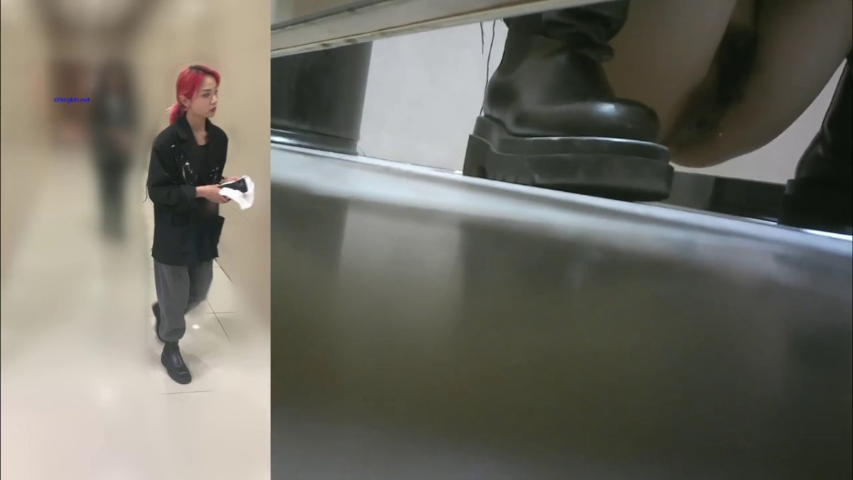 私房最新流出厕拍新品 海带大神高颜值厕拍美女如云脸照同框极品颜值白色靴子短裙美女大号-S01-红发马靴妹子大号_