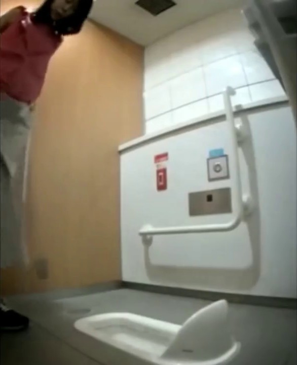 外站流出商城蹲厕固定偷拍逼毛茂盛的条纹衣服靓妹不小心把内裤弄脏了