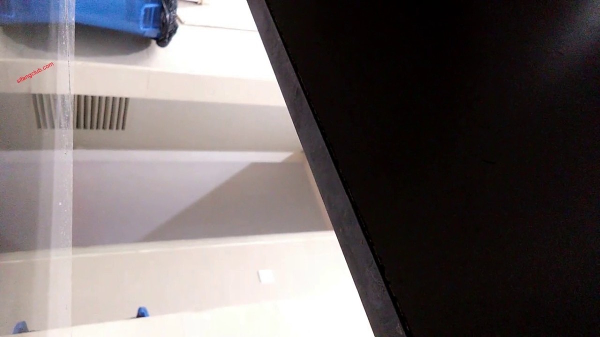 最新流出国内厕拍大神潜入航空学校女厕偷窥准空姐嘘嘘第3部条纹内裤美眉貌似在嘀咕什么