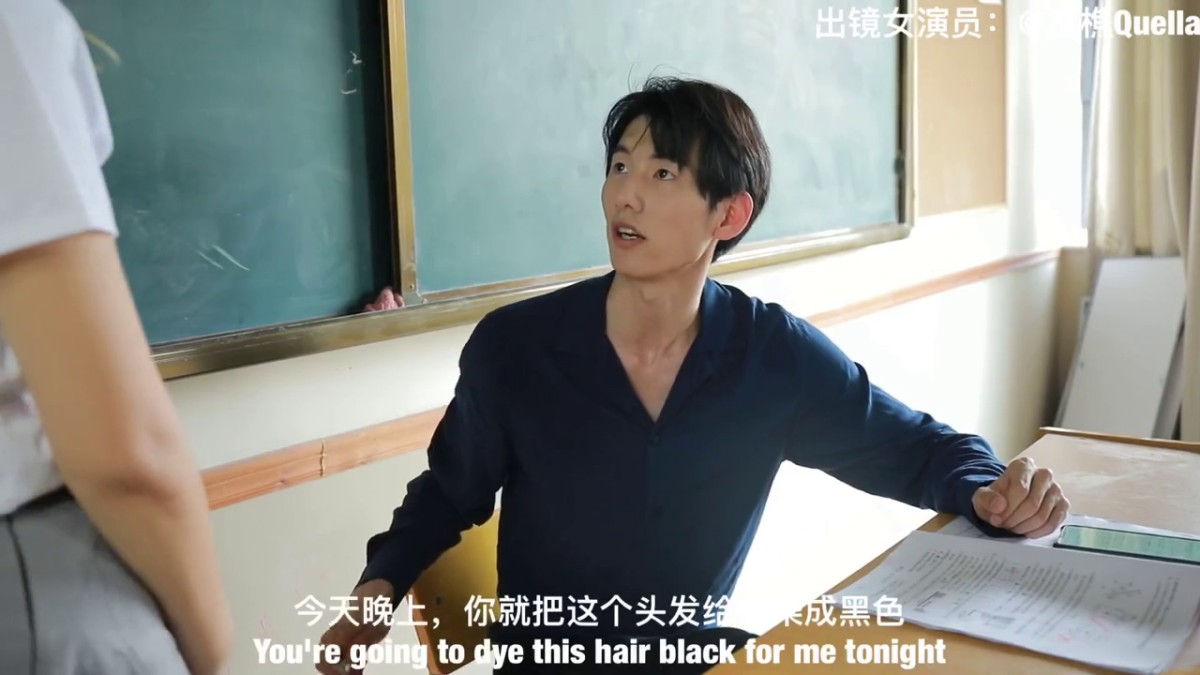 高颜值女神裸戏替身『沈樵』超大尺度剧情新作-男神老师让我放学别走 教室猛烈抽插破处 高清1080P原版无水印