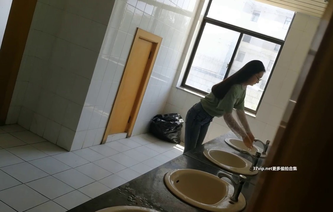 大学女厕偷拍文静的女孩逼很黑