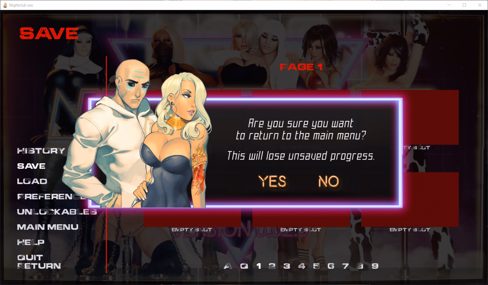 顶级俱乐部：肉欲派对（Nightclub XXX）v0.02.3 精翻汉化 游戏截图 8