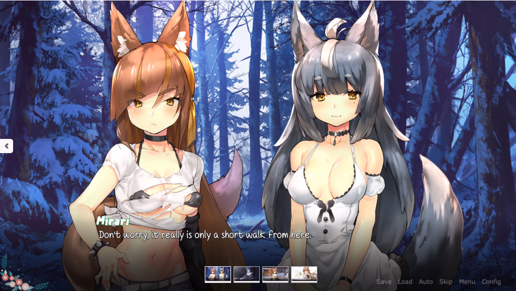 狼女之尾：雪屋同居（Wolf Tails）v1.2 精翻汉化 游戏截图 5