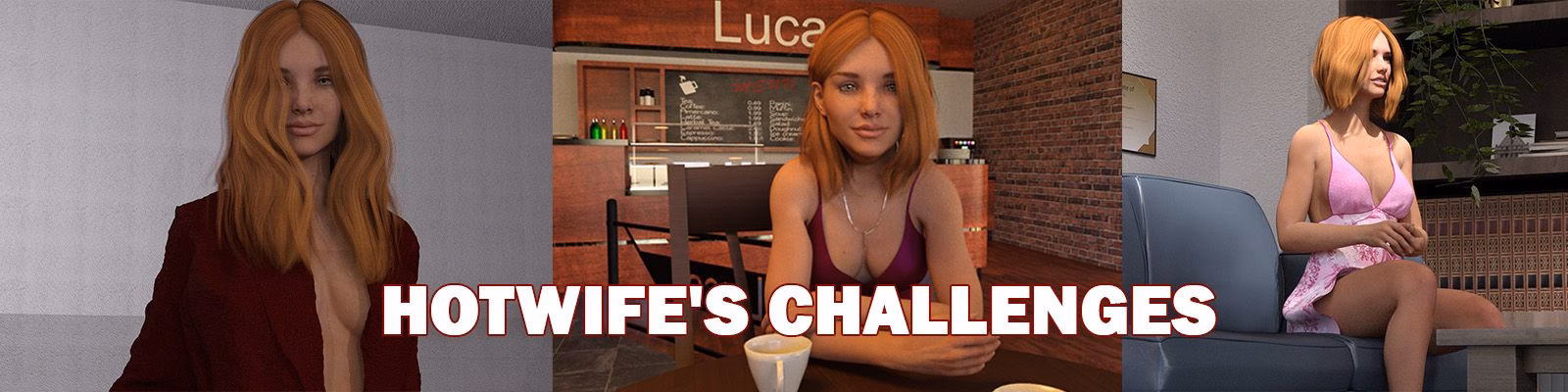 人妻的挑战：荡妇的沉沦（Hotwife's Challenges）v0.5 精翻汉化 游戏截图 1