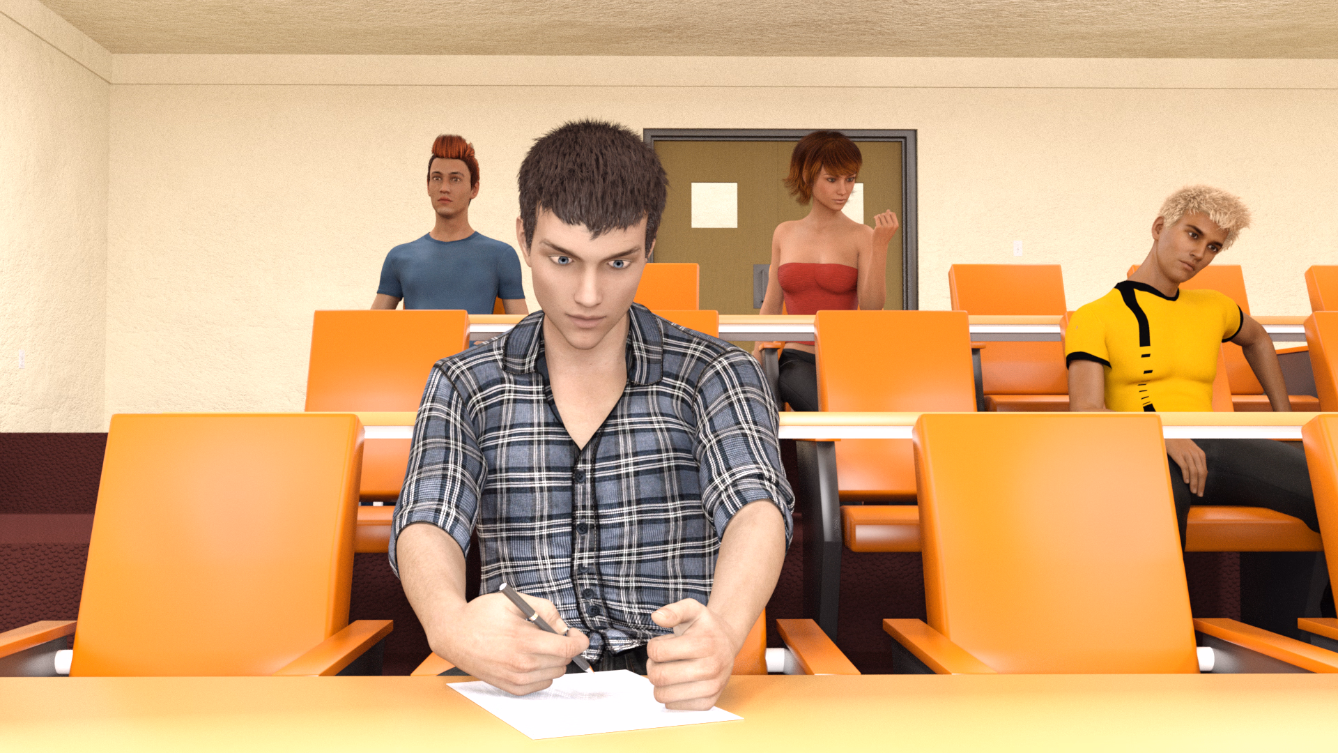 宿舍奇遇：新生后宫狩猎（Dorm Adventure）v0.1 精翻汉化 游戏截图 4