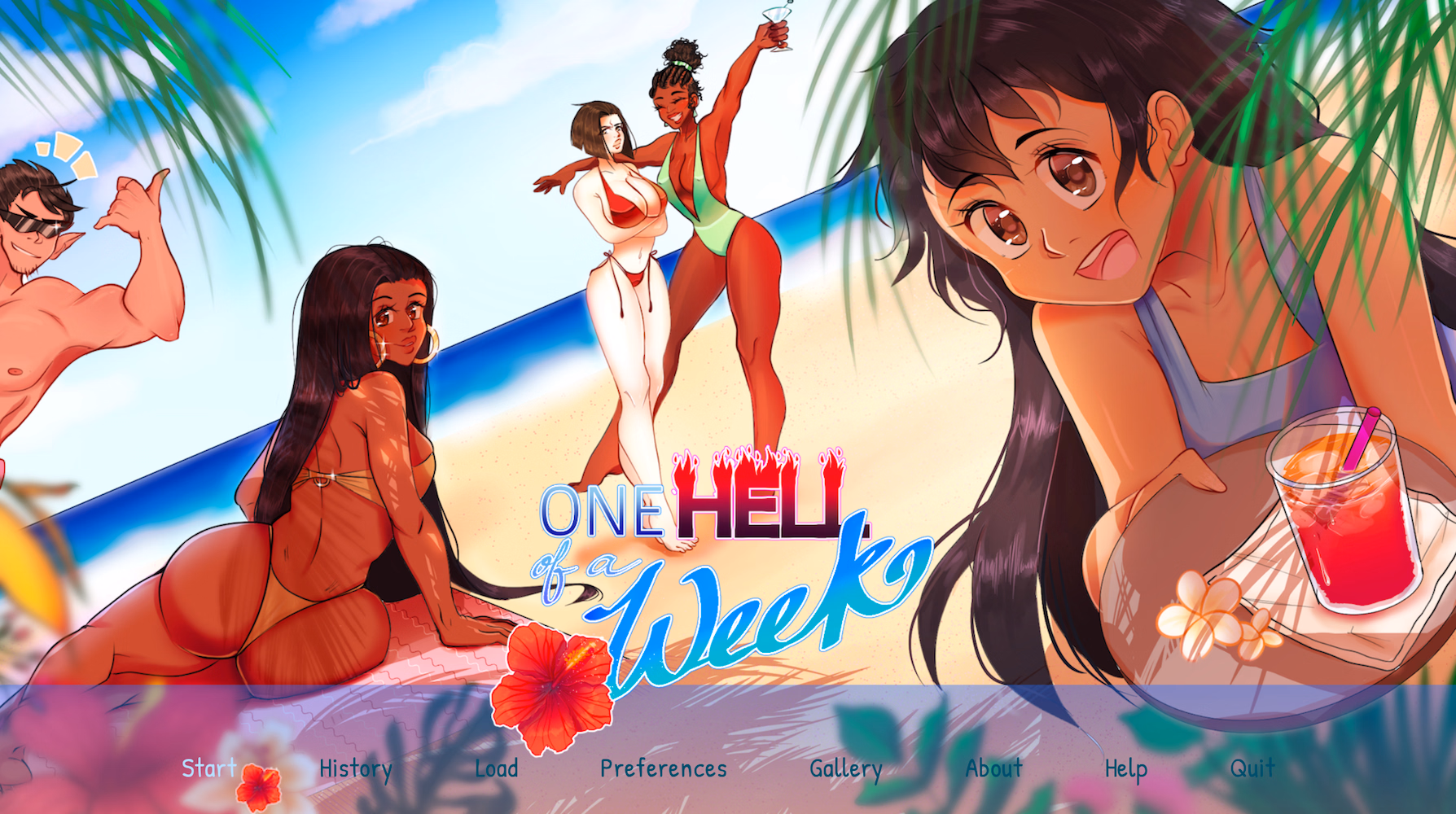 地狱般的一周:夏威夷淫乱假期(One Hell of a Week)v1.5 精翻汉化 游戏截图 2