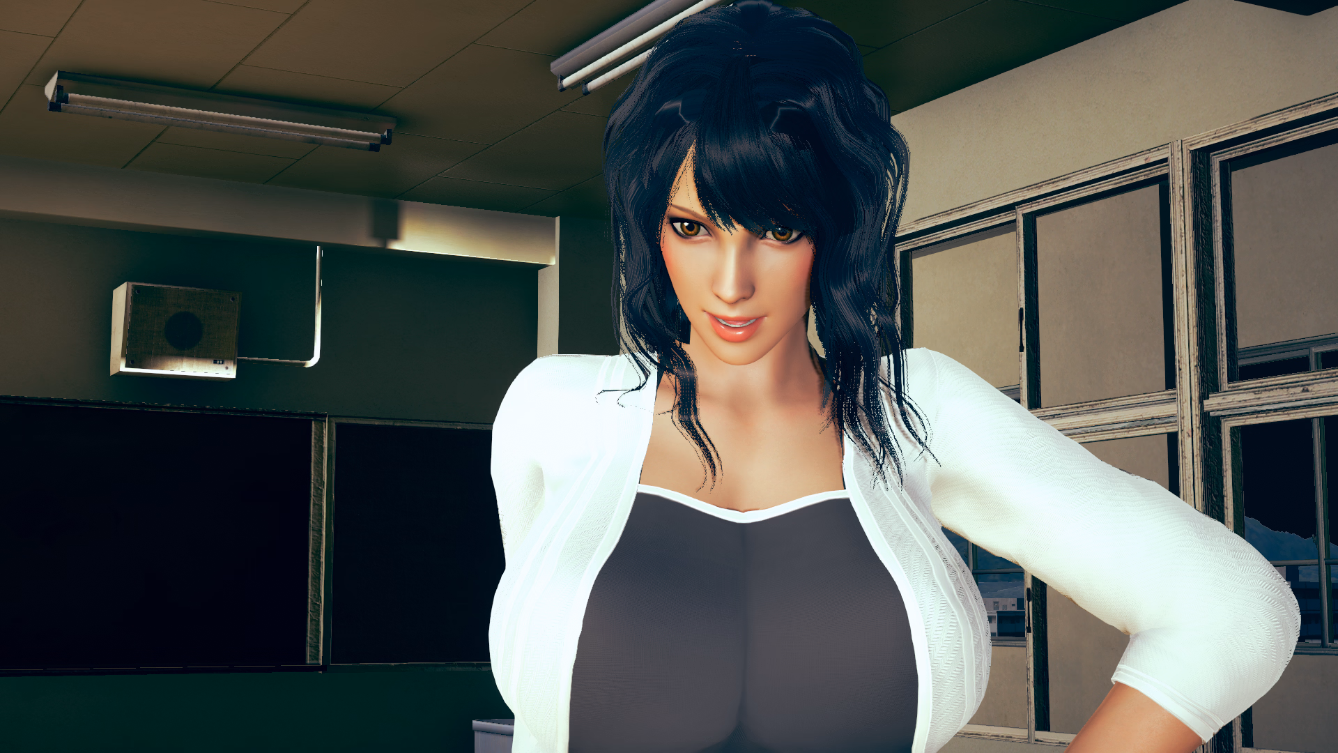 我的性感女教师：网上的秘密（My Sexy Teacher）v0.05 精翻汉化 游戏截图 2
