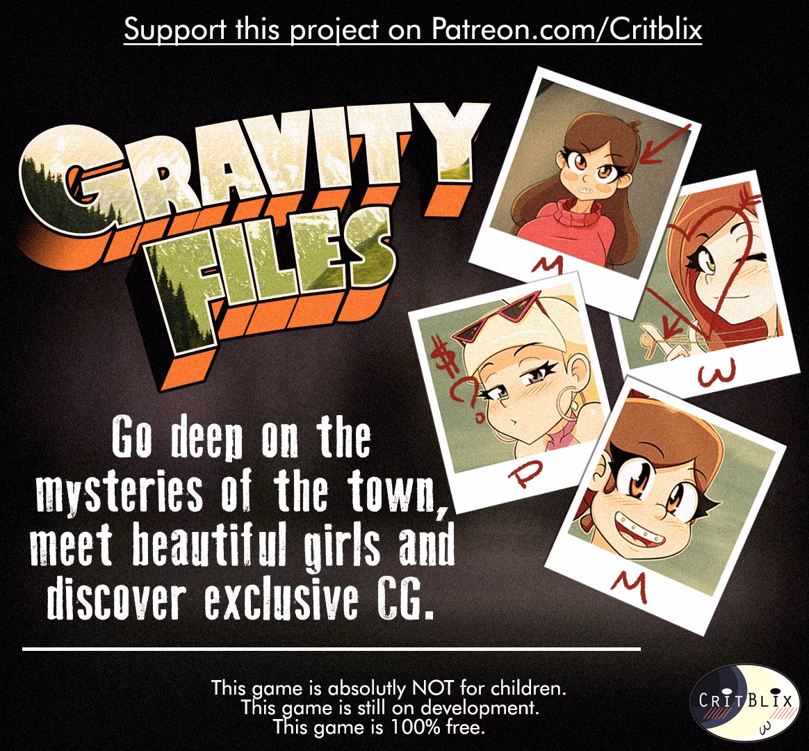 重力档案：动画恶搞同人（Gravity Files）v1.1 Full 精翻汉化 游戏截图 5