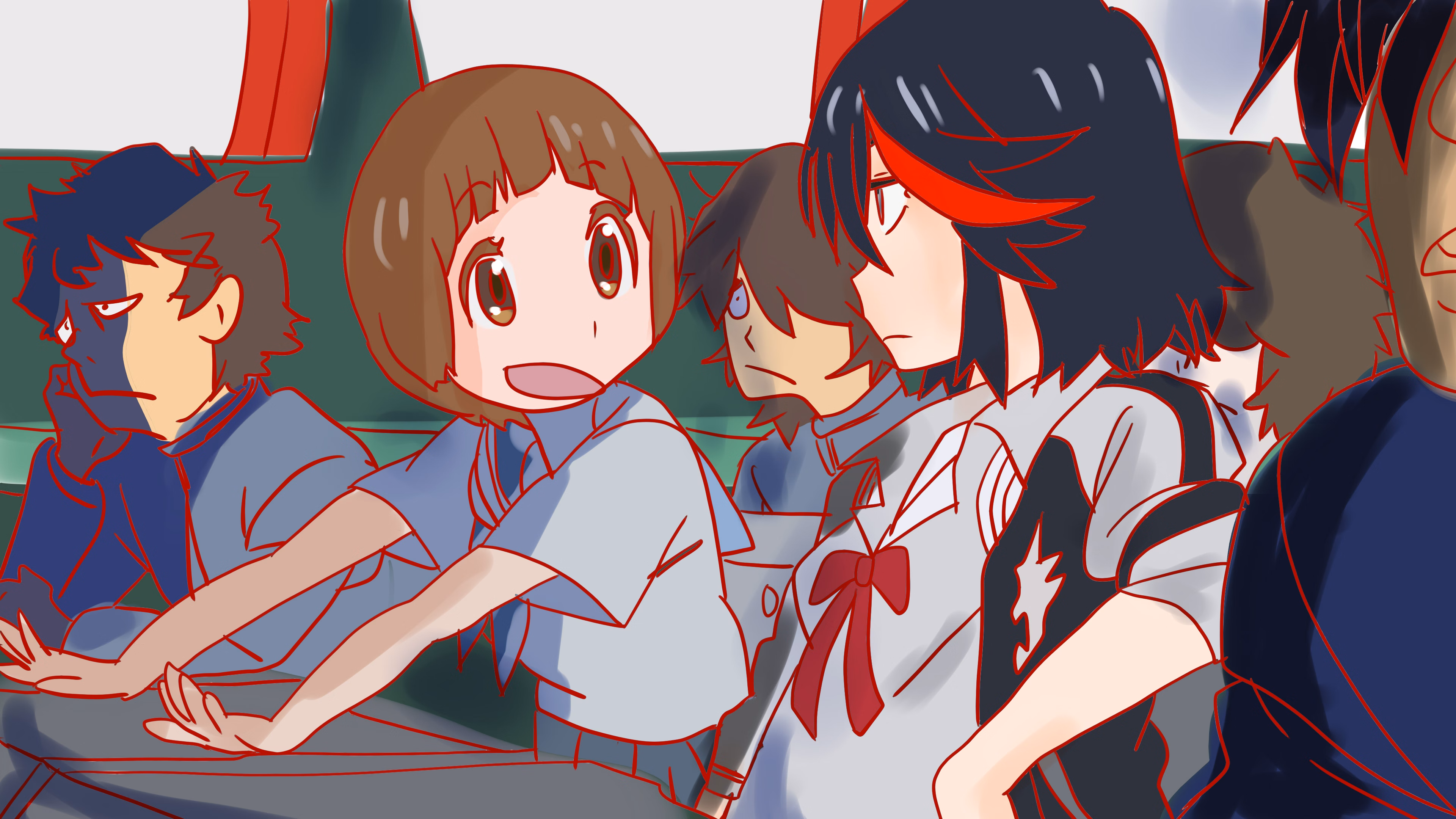 斩服少女：本能字学园的爆衣与性堕落（Ryuko's Life Fiber Adventure）v1.2 精翻汉化 游戏截图 2
