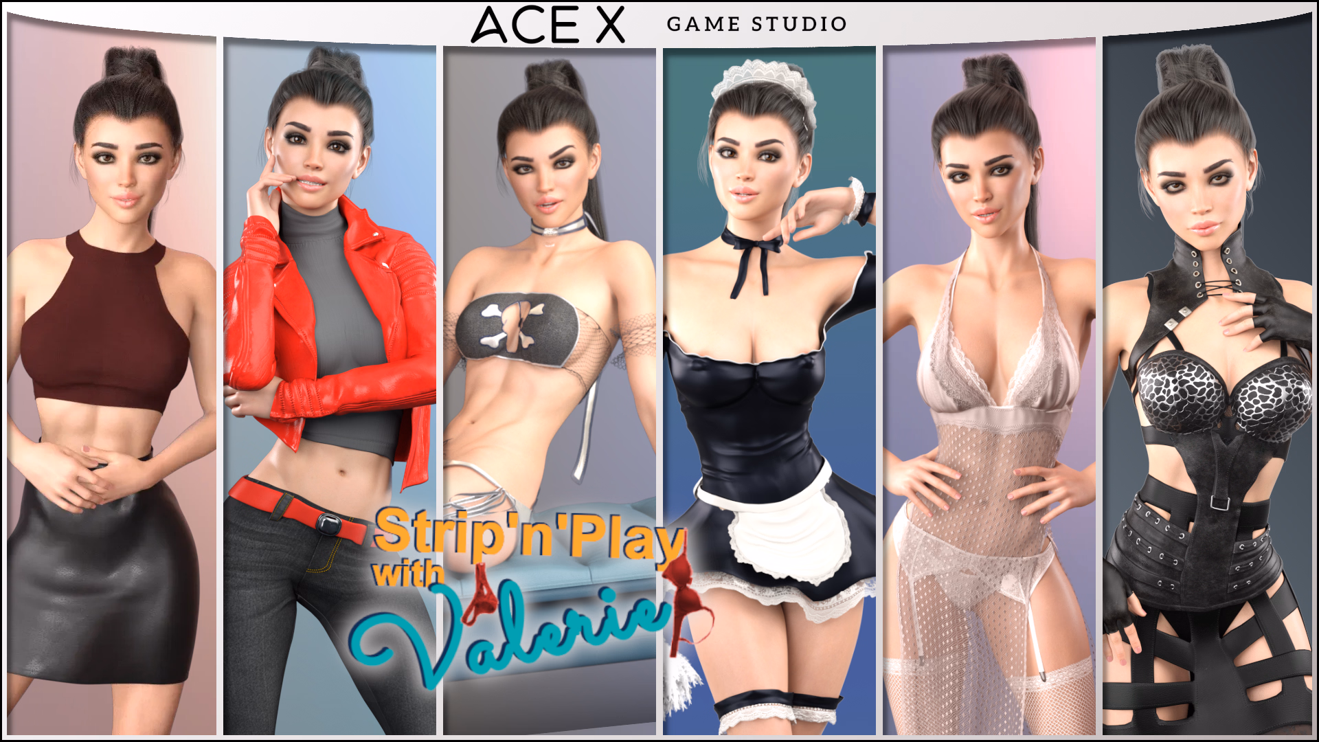 瓦莱丽的脱衣游戏：梦境狂欢（Strip n Play with Valerie）v1.1s 精翻汉化 游戏截图 2