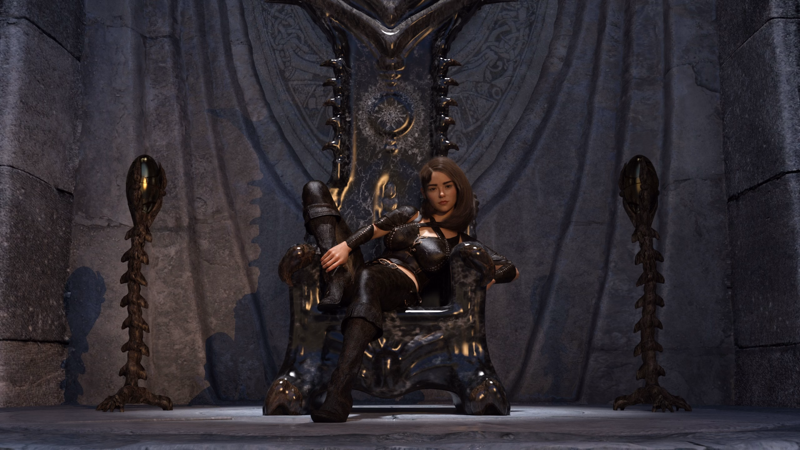雅南王座：女王的权力与堕落（Yharnam's Throne）v0.1 精翻汉化 游戏截图 1