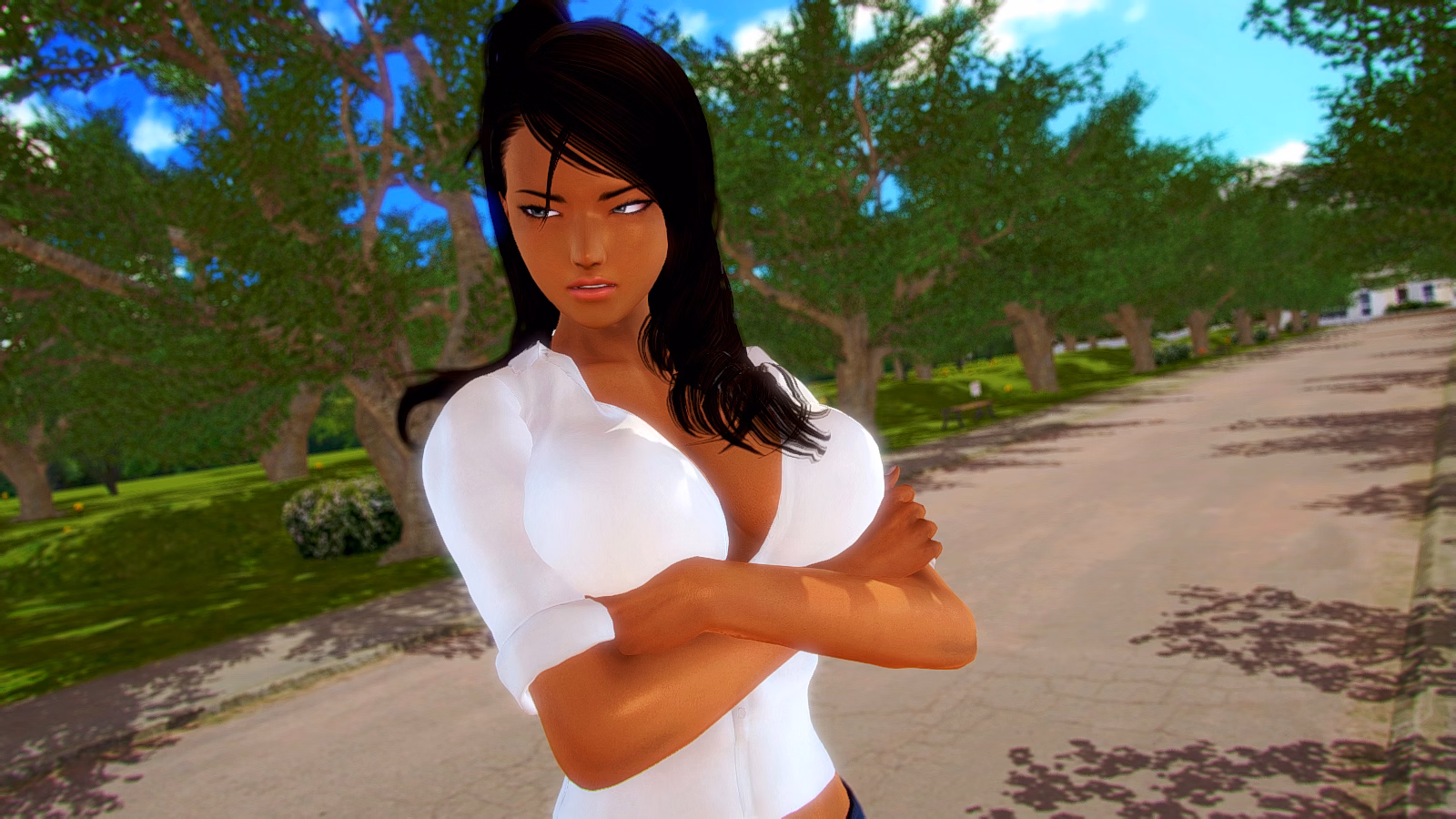 温泉学院：度假胜地的香艳转校生（Hot Springs Academy）v0.4a 精翻汉化 游戏截图 6