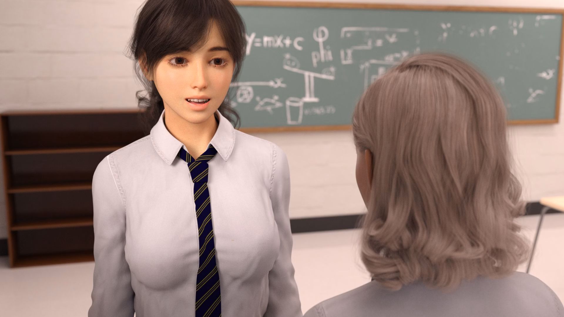 裸体学院：误入女校的男根特权（Nudist College）v0.20 精翻汉化 游戏截图 4