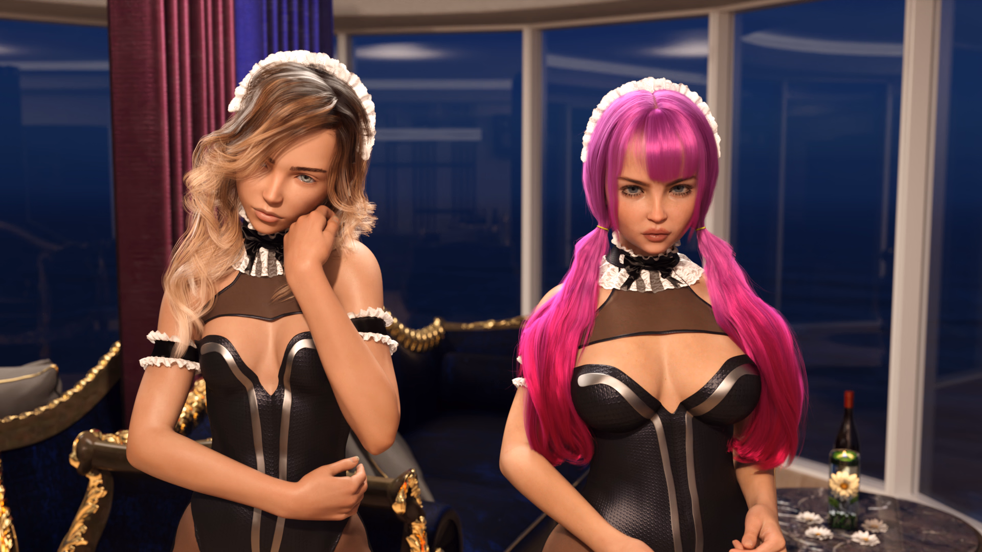 留堂俱乐部:财阀千金陪酒会所(Club Detention)v0.097 精翻汉化 游戏截图 2