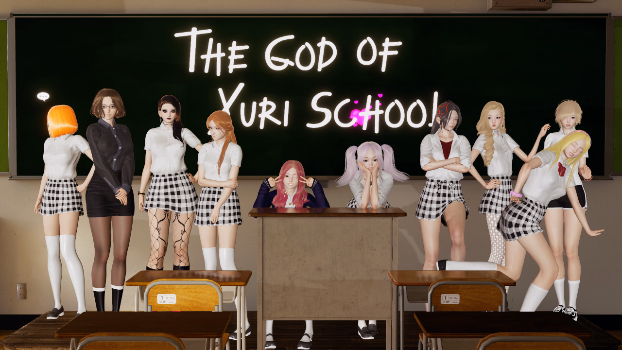 百合学院之神：绝对支配（The God of Yuri School）Ch1 v0.3.1 精翻汉化 游戏截图 2