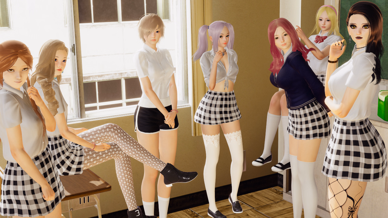 百合学院之神：绝对支配（The God of Yuri School）Ch1 v0.3.1 精翻汉化 游戏截图 3