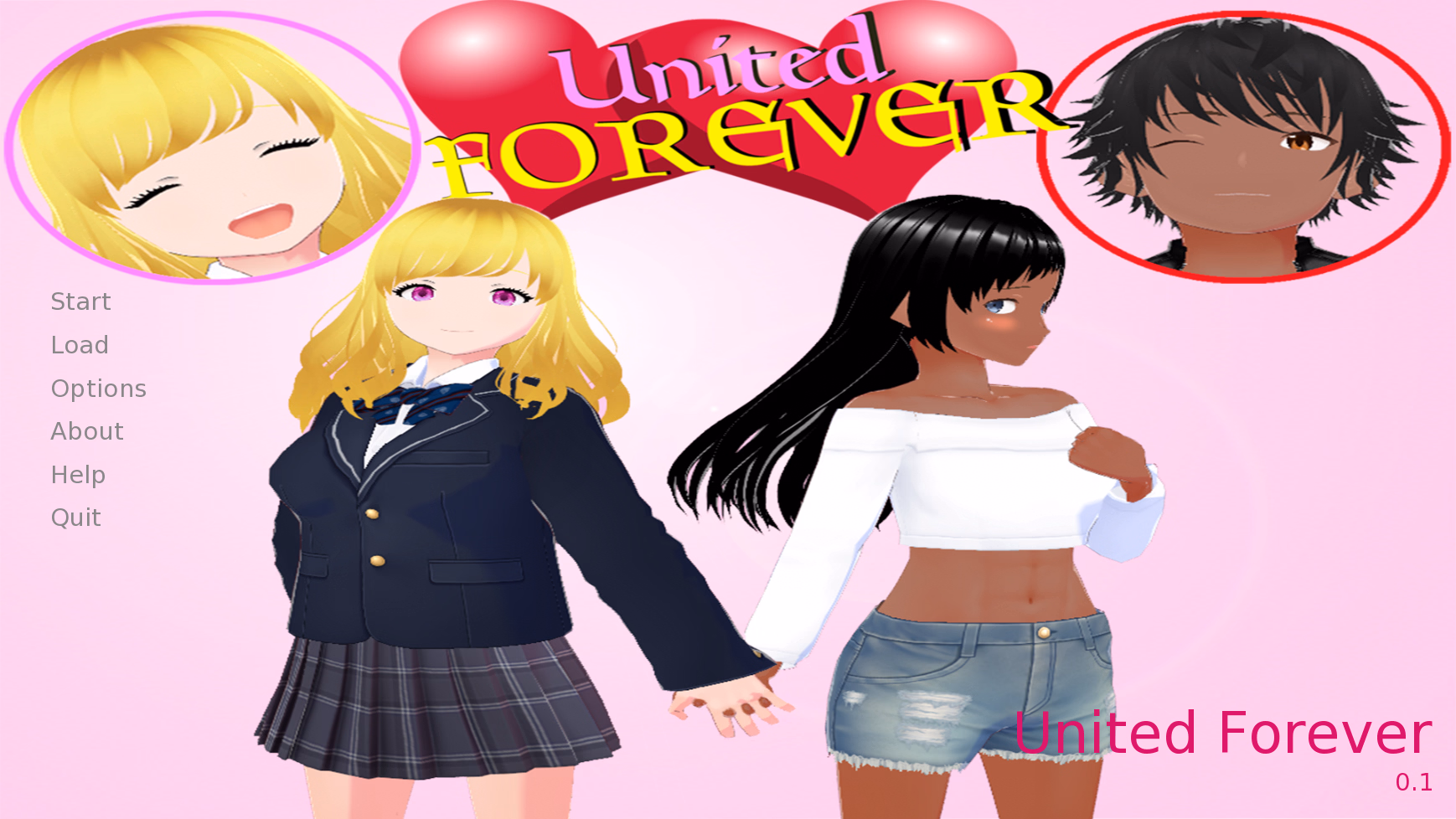 永远结合:百合世界中的直女(United Forever)v0.6 精翻汉化 游戏截图 1