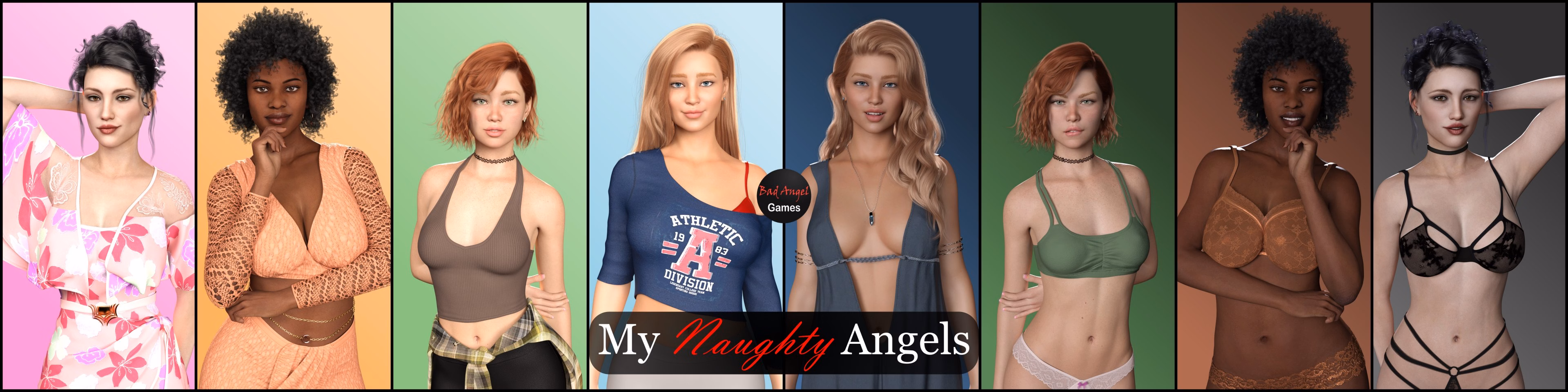 我的调皮天使：后宫淫乱探索（My Naughty Angels）v0.11 精翻汉化 游戏截图 1
