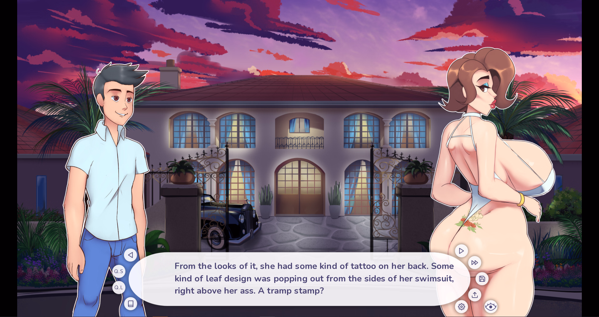 墨西哥之夏：富有的阿姨与危险阴谋（A Summer in Mexico）v0.2.6 精翻汉化 游戏截图 3