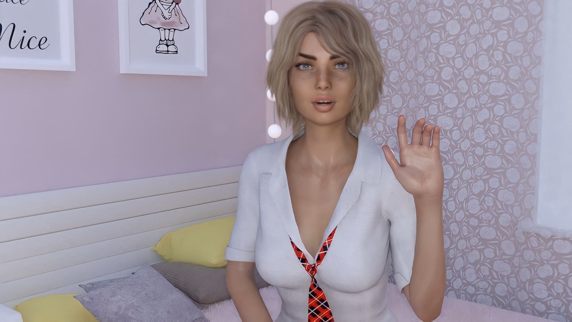 欲女都市：百合约会模拟（Lesbian Dating Simulator）v0.01 精翻汉化 游戏截图 2