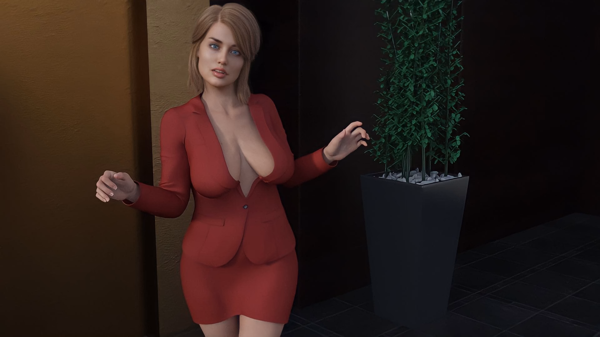 欲女都市：百合约会模拟（Lesbian Dating Simulator）v0.01 精翻汉化 游戏截图 3
