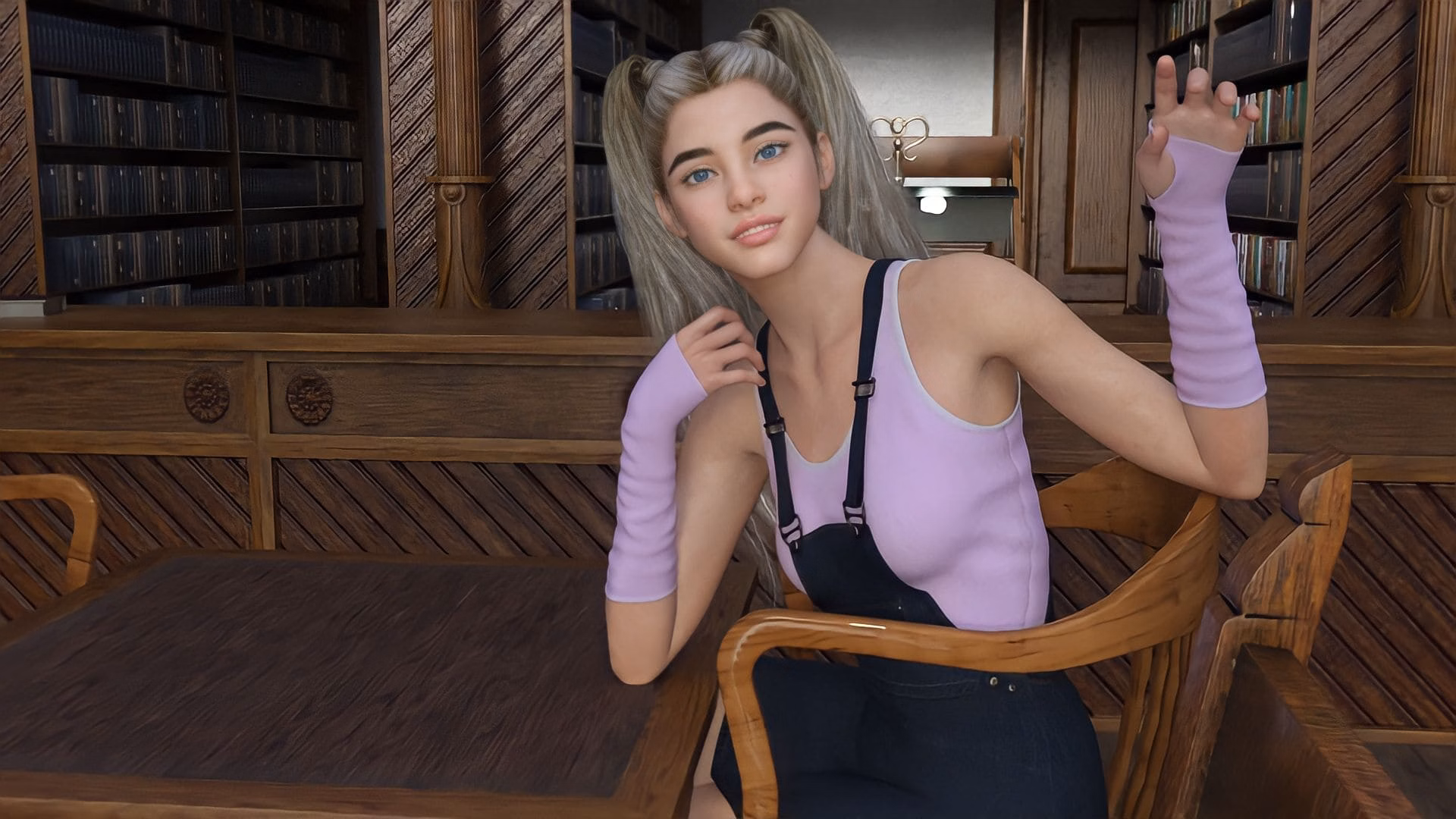 欲女都市：百合约会模拟（Lesbian Dating Simulator）v0.01 精翻汉化 游戏截图 8