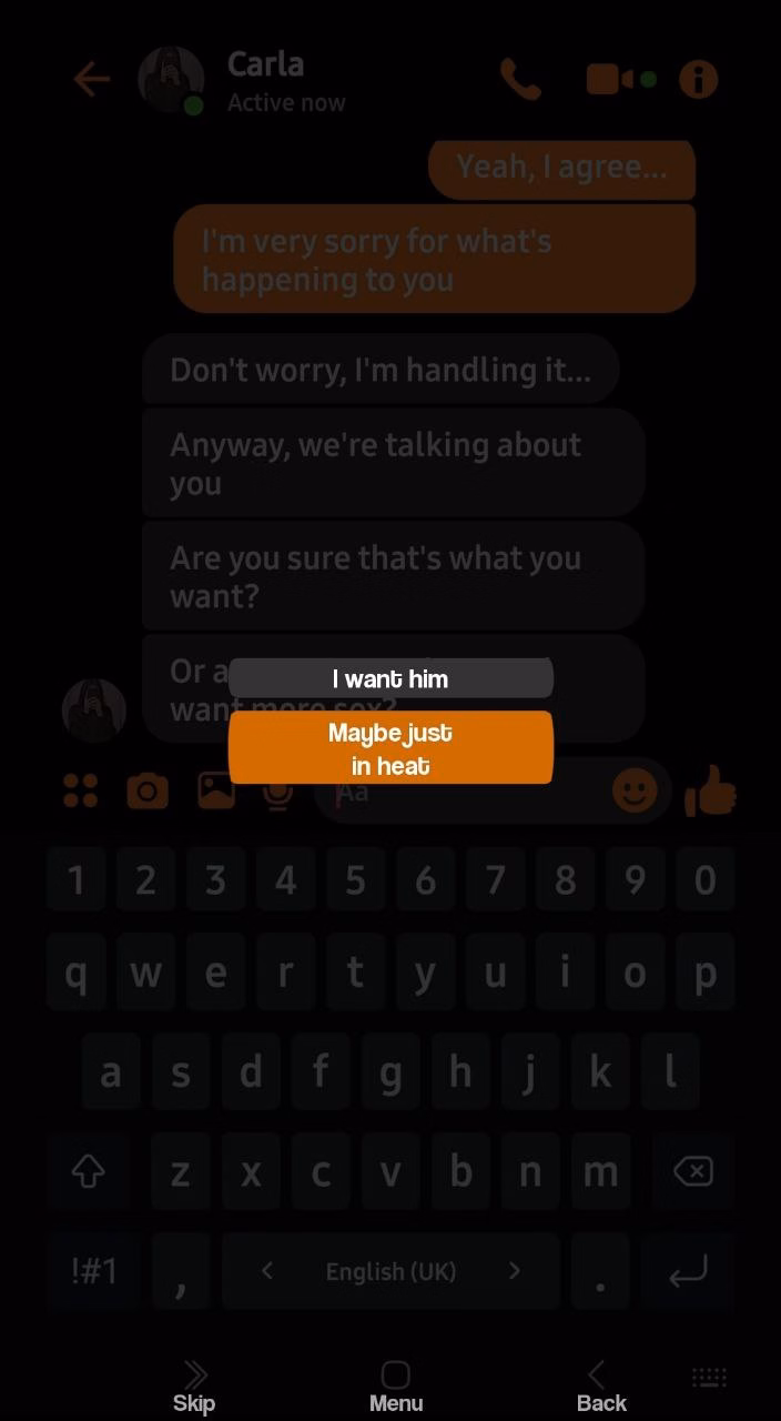 淫欲手机：双面荡妇的聊天记录（Lustful Phone）v0.3 精翻汉化 游戏截图 6
