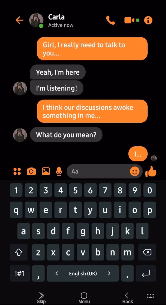 淫欲手机：双面荡妇的聊天记录（Lustful Phone）v0.3 精翻汉化 游戏截图 5