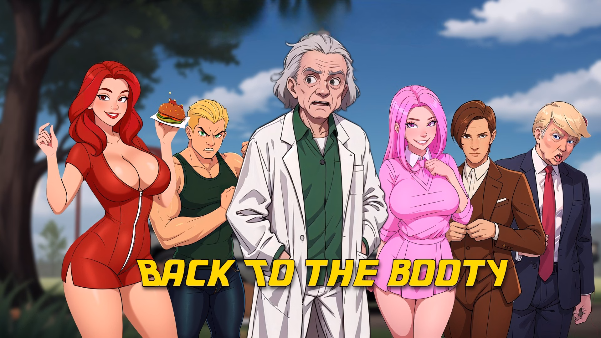 穿越美臀：1985年的香艳冒险（Back to the Booty）v0.203 精翻汉化 游戏截图 1