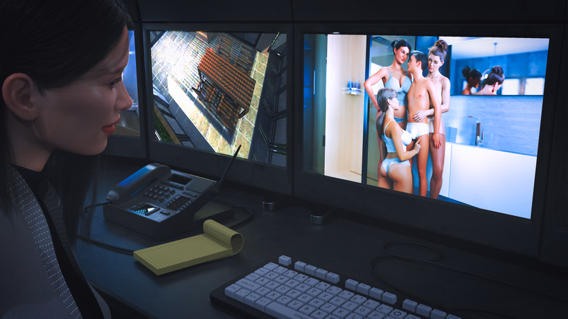 Q猎物2：欲海软禁（QPrey 2: House Arrest）v0.06 精翻汉化 游戏截图 1