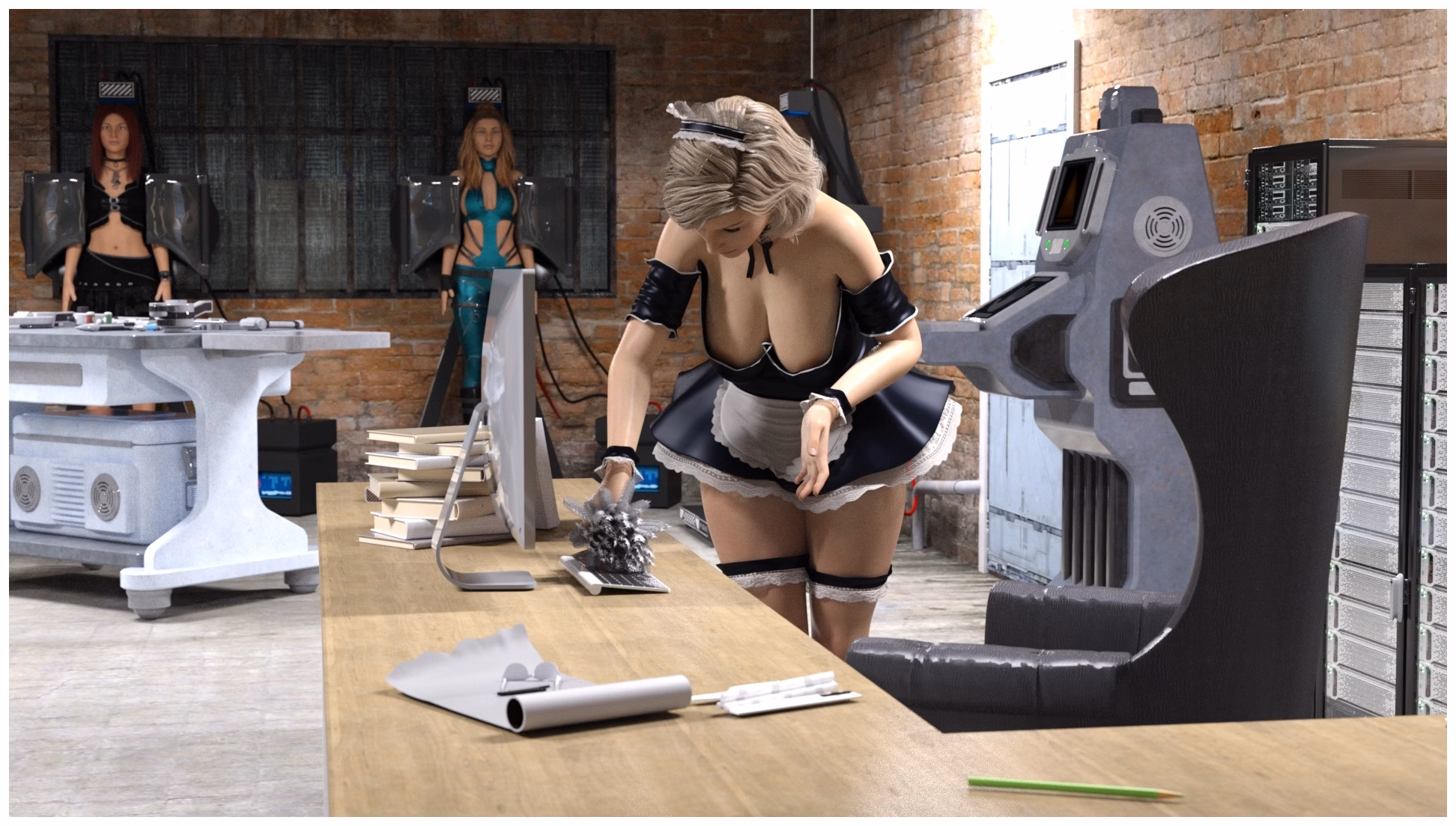 赛博性偶：废材机械师的后宫（Sexbot Restoration 2124）v0.16.1 精翻汉化 游戏截图 5