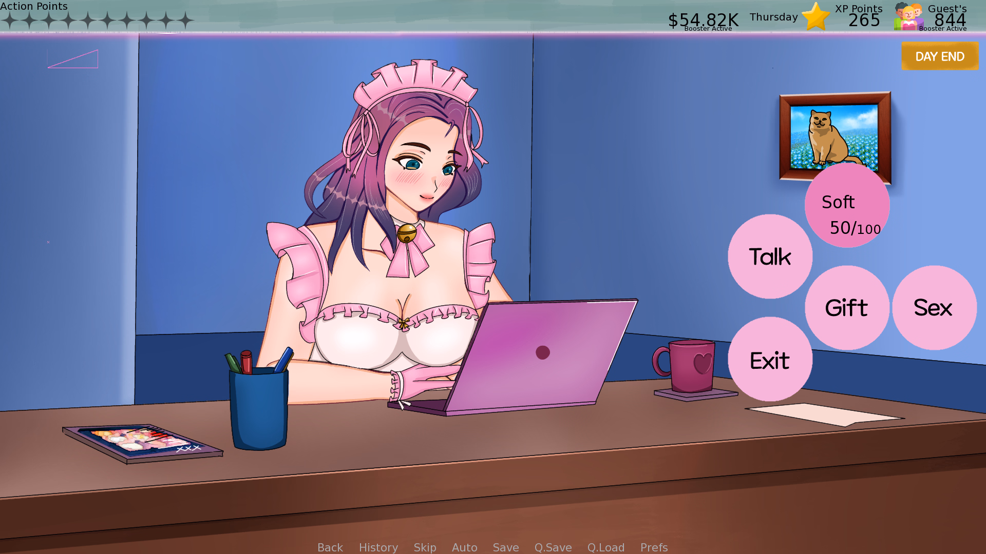 俏皮翘臀：汽车旅馆调教记（Bratty Bottoms!）v0.0.9 精翻汉化 游戏截图 6