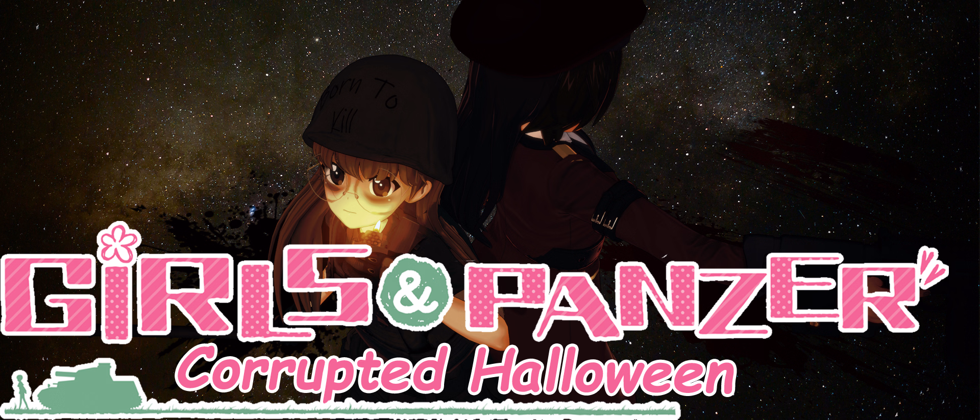 堕落万圣节：少女与战车的淫乱派对（Corrupted Halloween : Girls und Panzer der Panzussy）v1.2 精翻汉化 游戏截图 1
