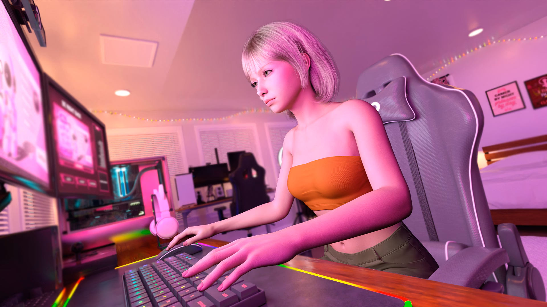 黑暗之心：异能催眠与堕落（Dark Hearts）v0.1 精翻汉化 游戏截图 5