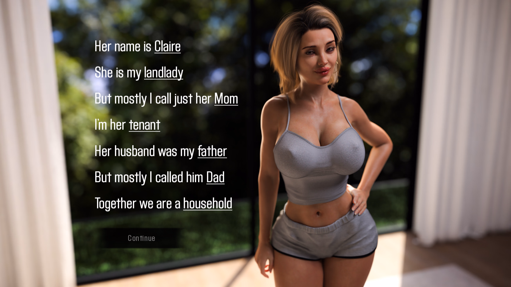 熟女诱惑：房东阿姨的禁忌夏日（MILF Trouble）v0.1 精翻汉化 游戏截图 5