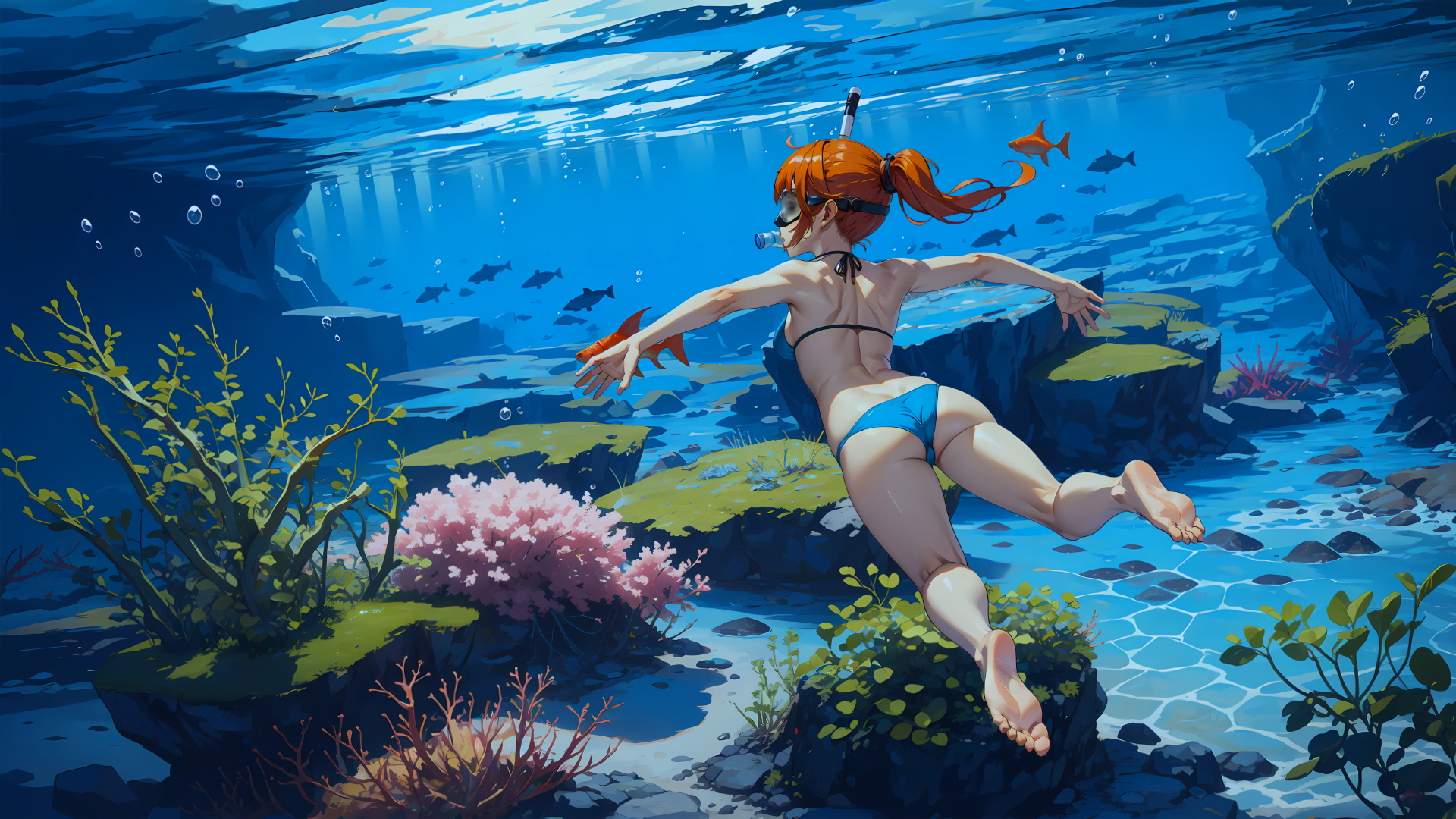 海洋之礼：红发救生员的湿身诱惑（Gift from the Ocean）v0.4.4 精翻汉化 游戏截图 3