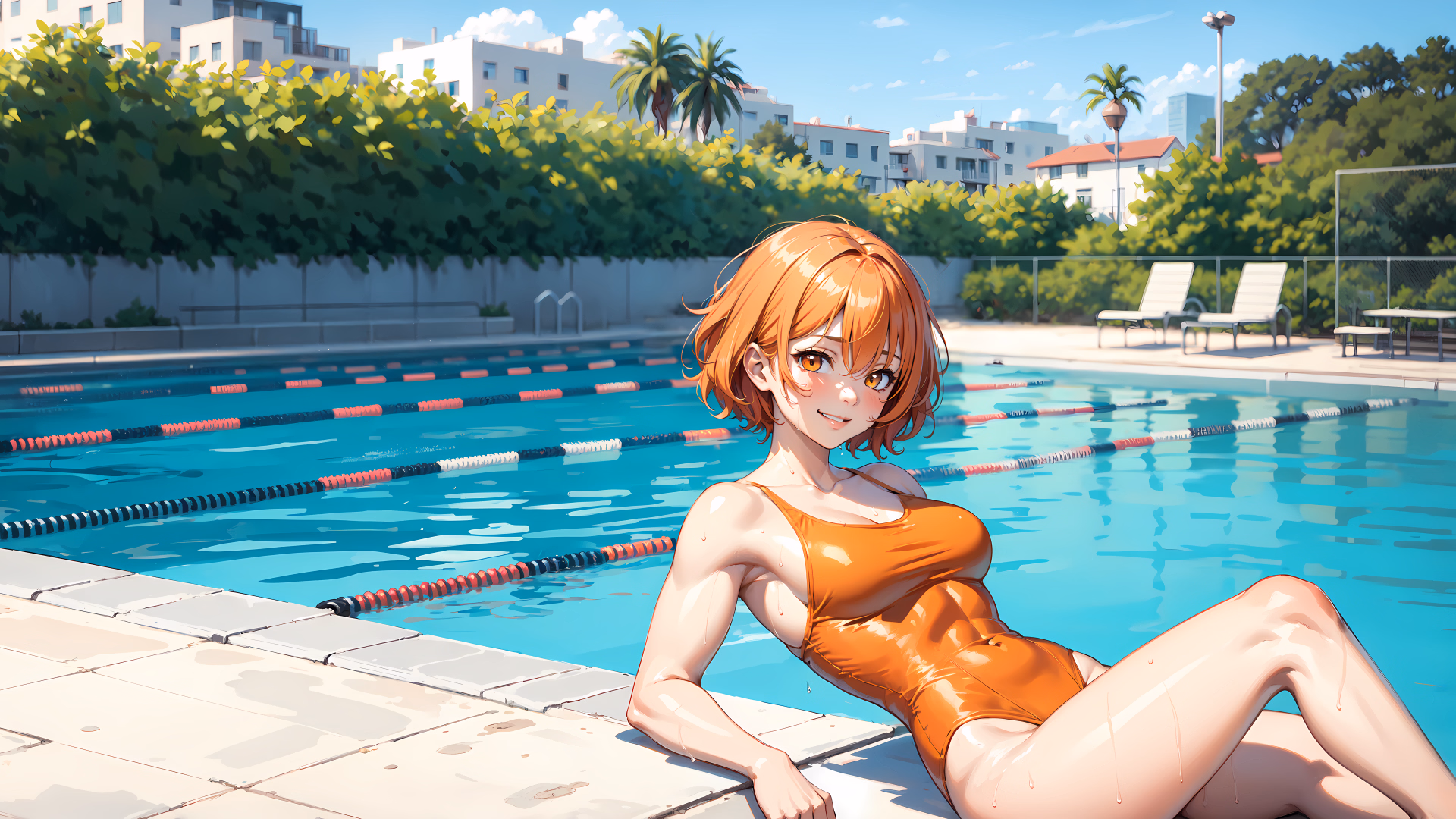 海洋之礼：红发救生员的湿身诱惑（Gift from the Ocean）v0.4.4 精翻汉化 游戏截图 5