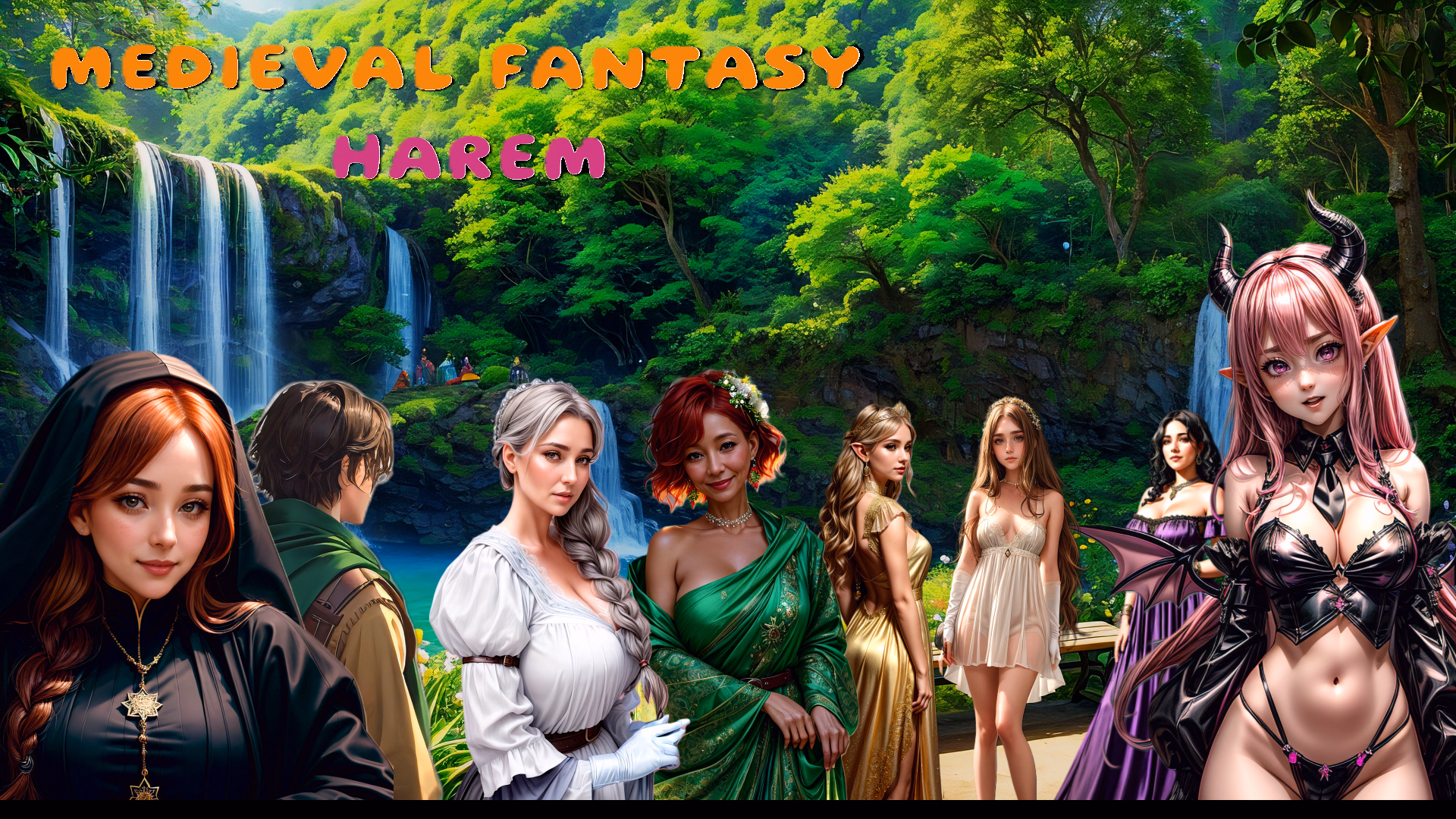 中世纪奇幻后宫：领主的肉欲盛宴（Medieval Fantasy Harem）v0.23 精翻汉化 游戏截图 1