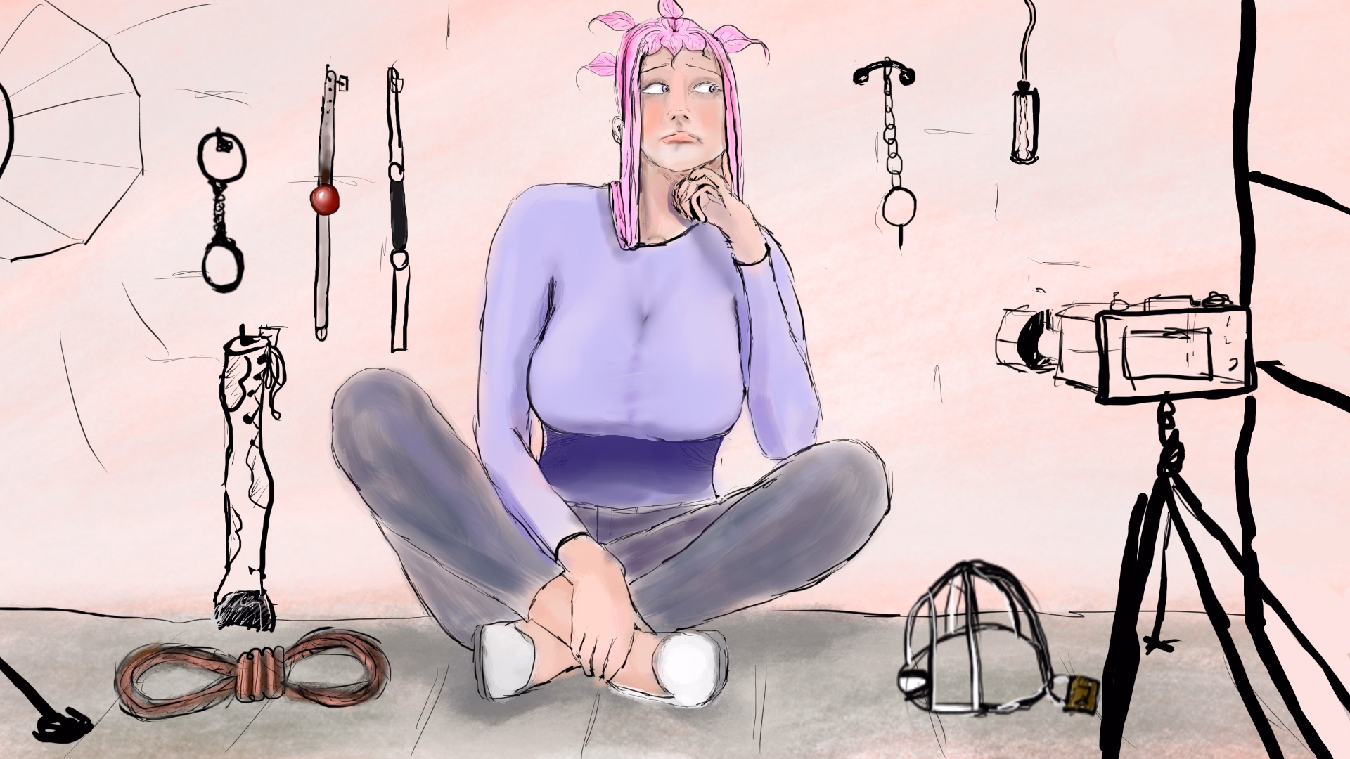 捆绑模特贝拉：直女的堕落调教（Bondage Model Bella）v3.0 精翻汉化 游戏截图 2