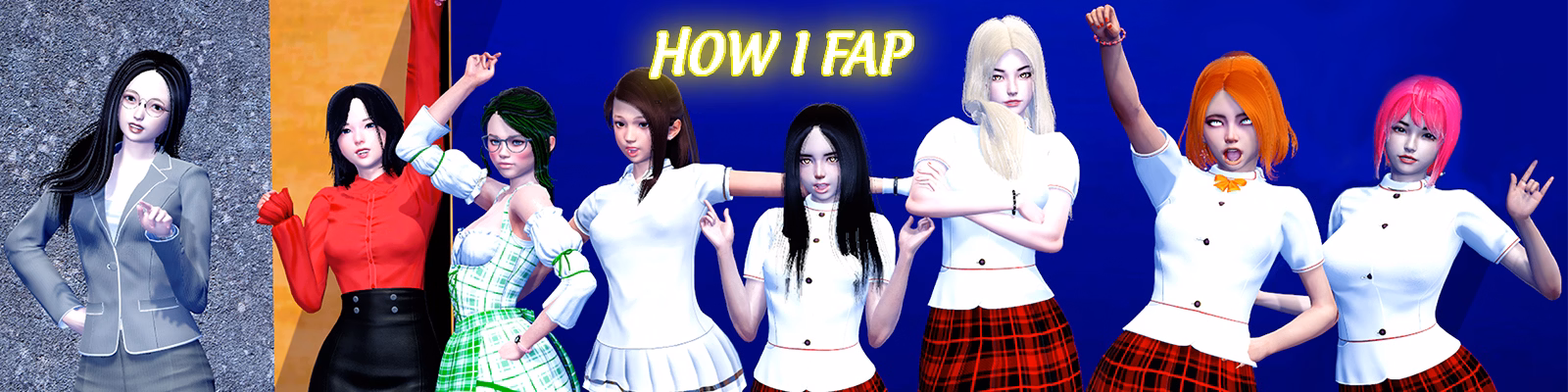 撸管宅男的逆袭:校园后宫(How I Fap)v0.13 精翻汉化 游戏截图 1