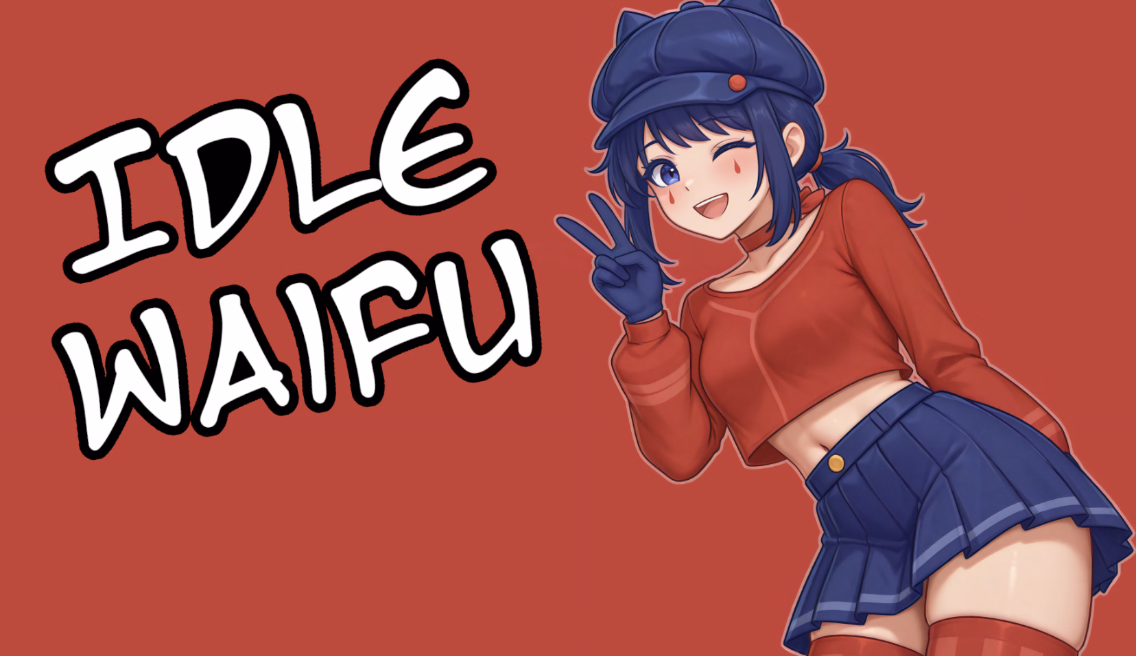 放置老婆：换装解锁动态CG（Idle Waifu）v2.9 精翻汉化 游戏截图 1