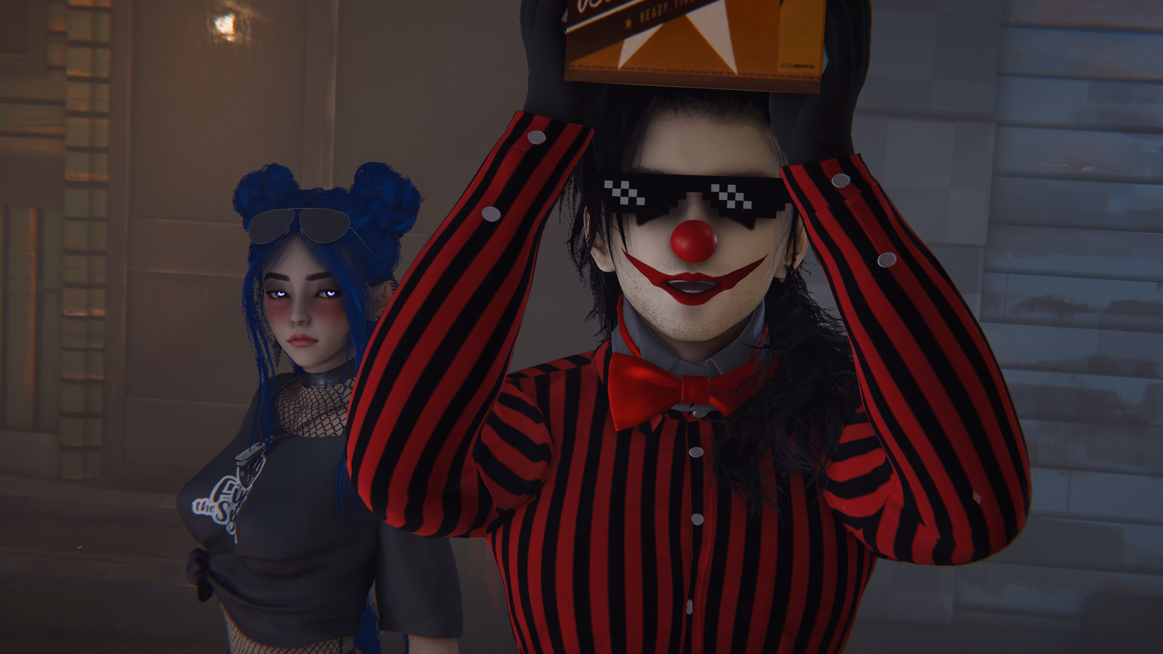 欲望小丑:无法说谎的肉体(Clown Squad)Prologue 精翻汉化 游戏截图 8