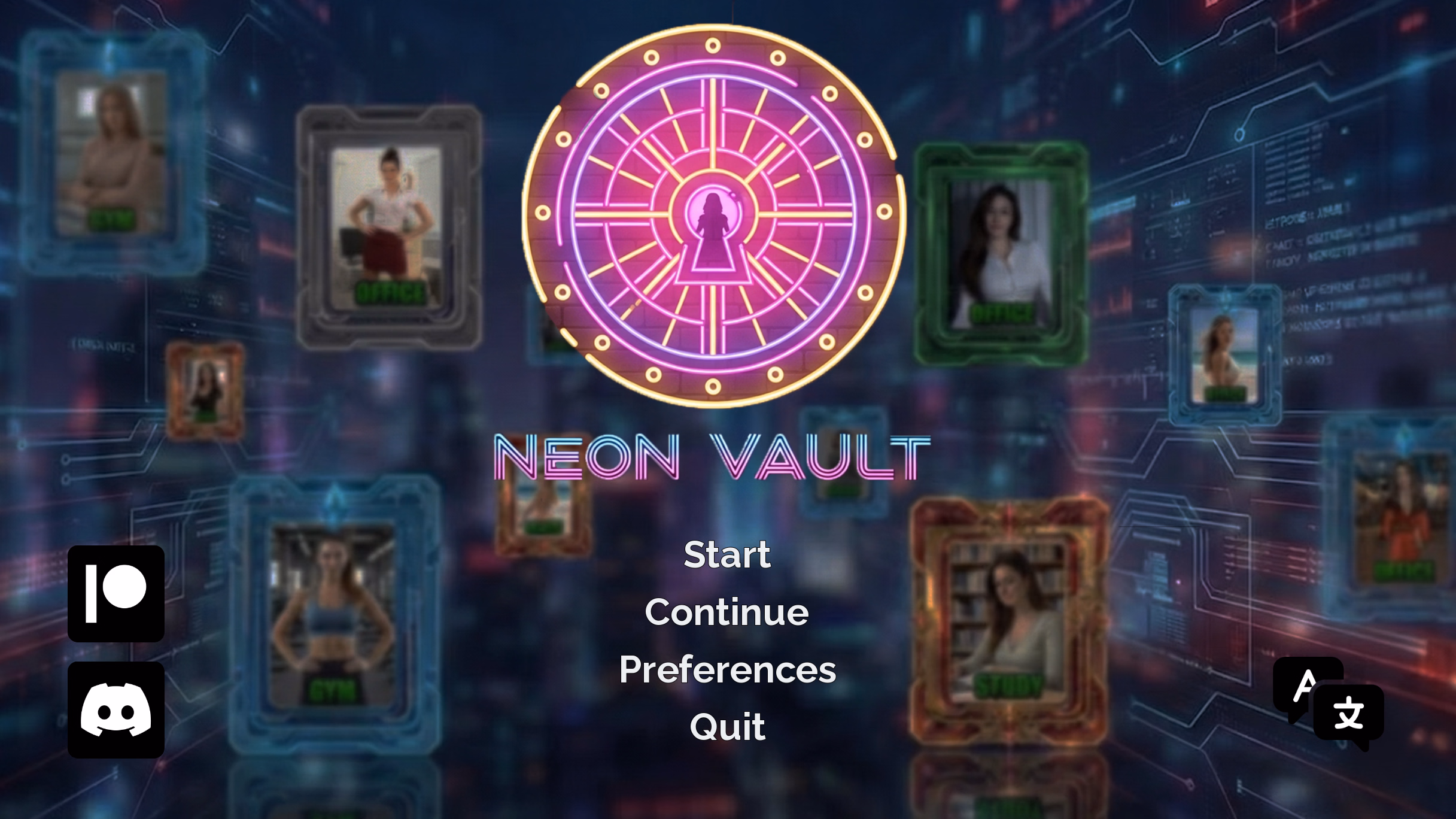 赛博骇客：窃取少女私密数据（Neon Vault）v0.1.0 精翻汉化 游戏截图 2