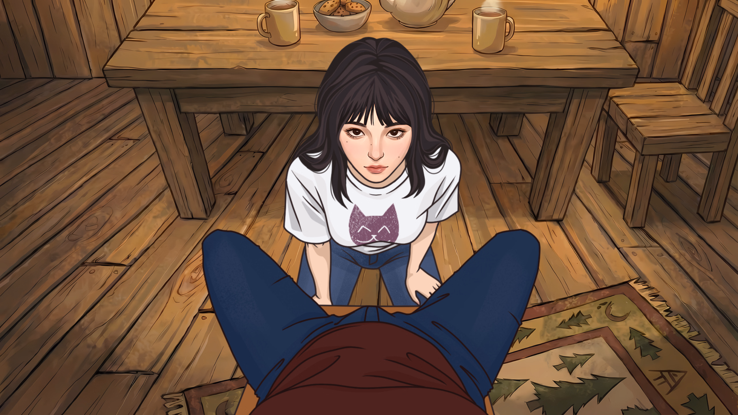 堕落瀑布：神秘小镇的诱惑（Chastity Falls）v0.5.1 精翻汉化 游戏截图 2