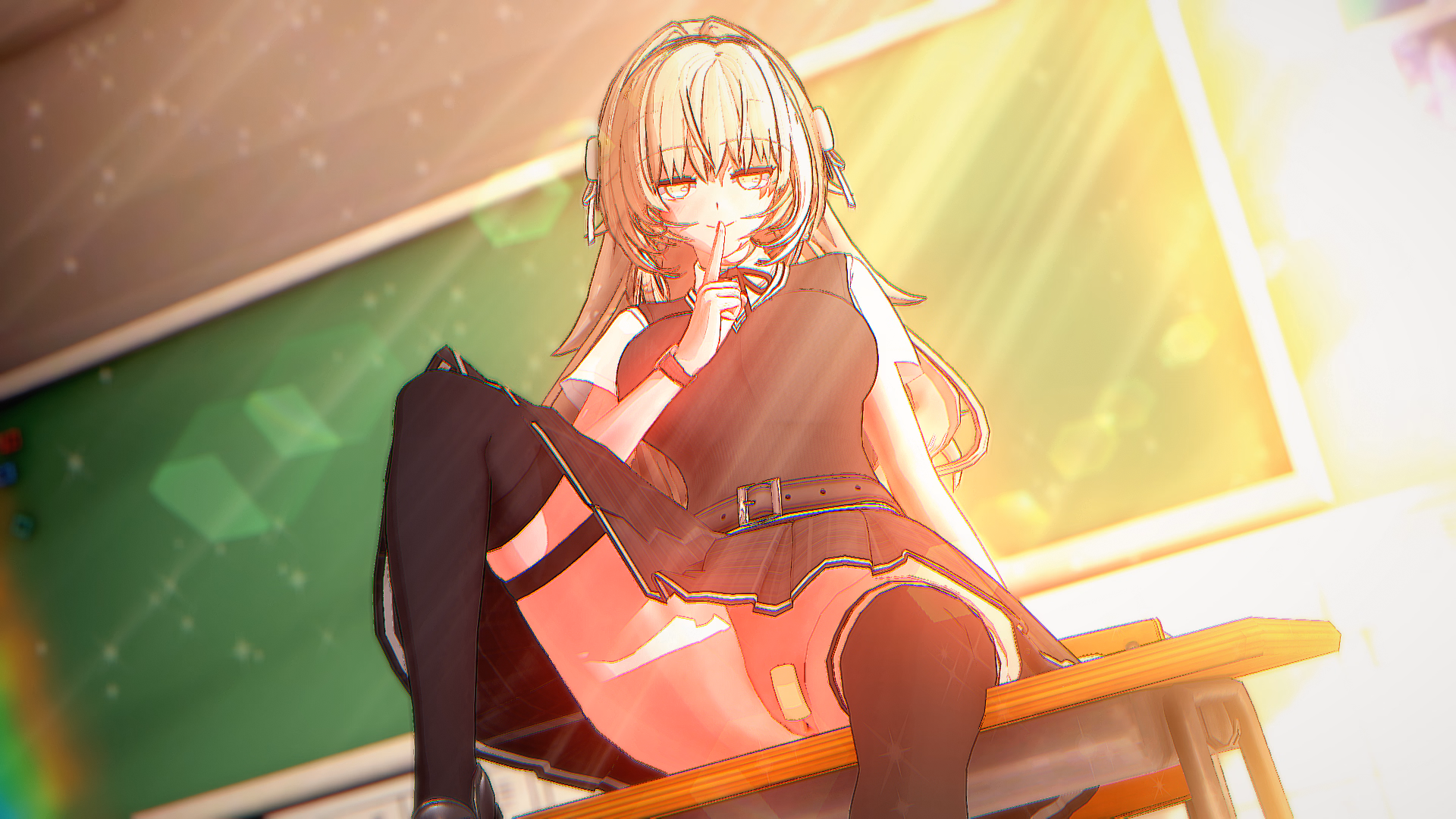 女校潜伏:伪娘的秘密(Hidden Among Girl)v0.1 精翻汉化 游戏截图 2