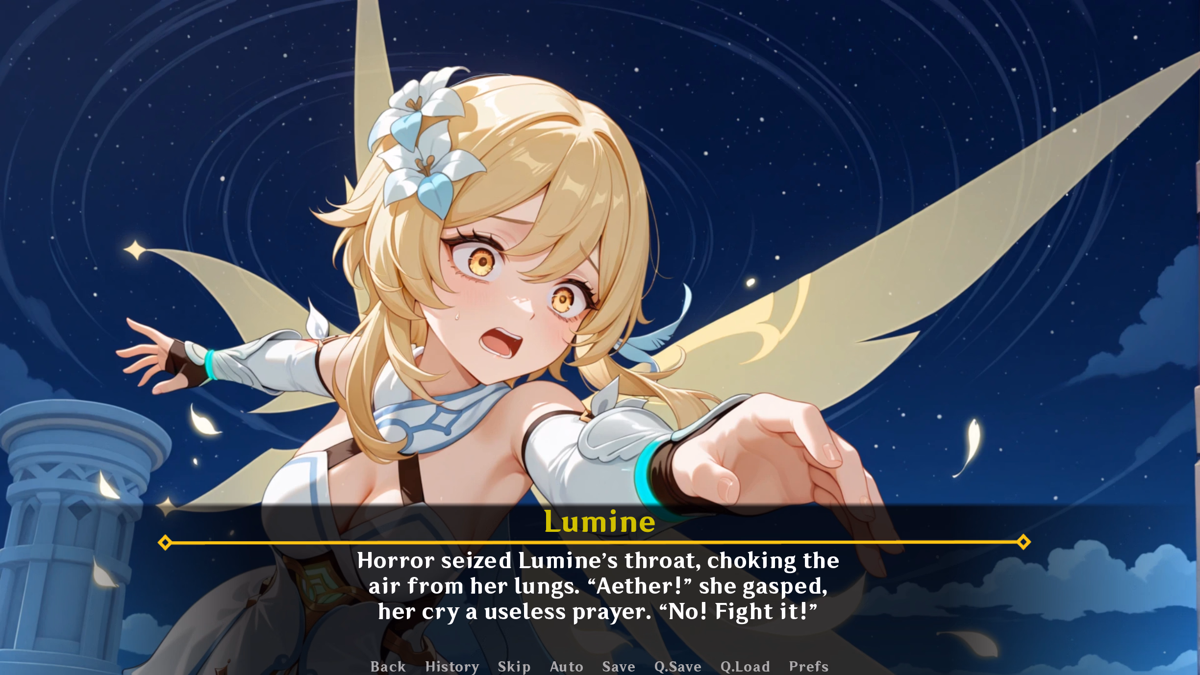 吞噬原神:荧妹的异星胃袋(Vorish Impact)v0.5 精翻汉化 游戏截图 7